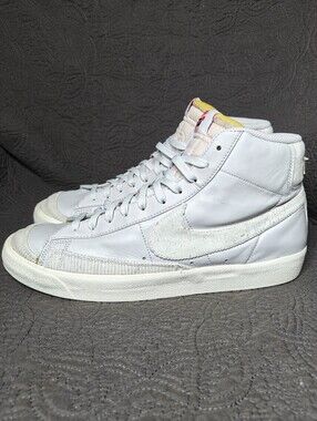 RARE Nike Blazer Mid '77 EMB Vast Grey Summit White Men's Sneakers Size 13